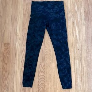 CRZ YOGA Black Patterned Leggings